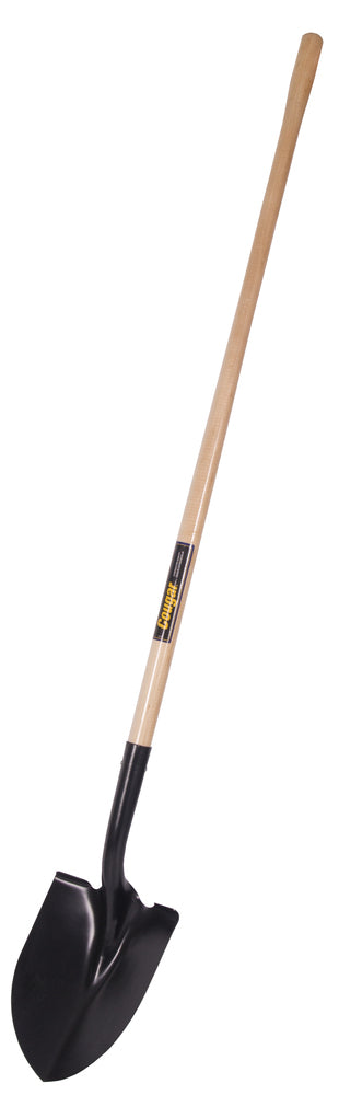 Pelle, lame RP, marchepieds avant, manche en bois, gauche, Cougar