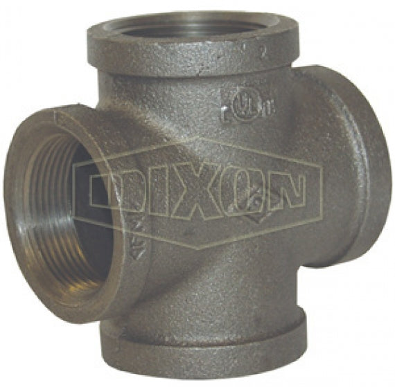 MIC75 NPT Threaded Cross, 3/4", 150# Iron