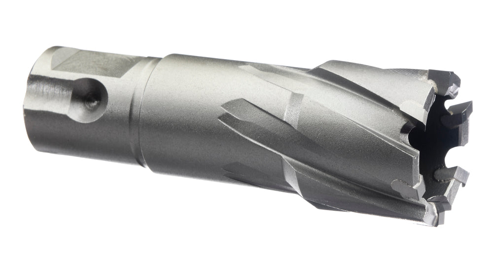 Carbide Tipped Annular Cutter - 7/8 Inch Diameter, 1-3/8 Inch Depth for Efficient Cutting