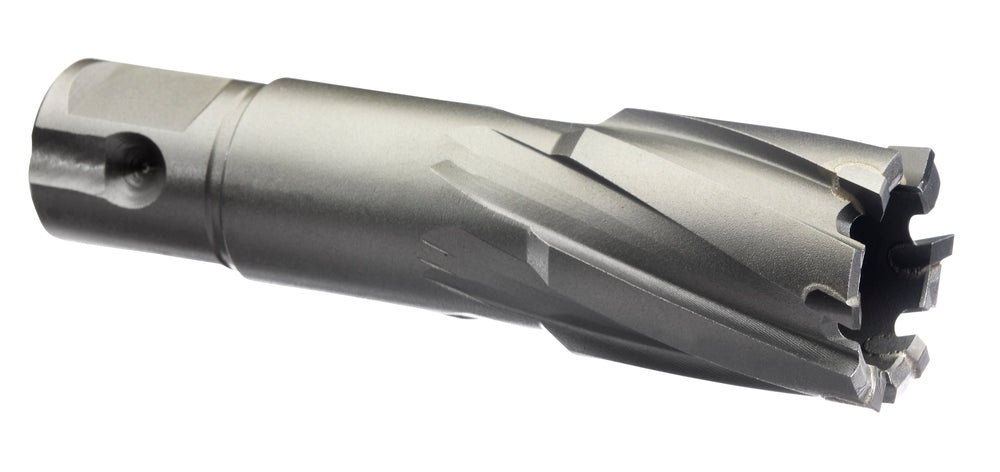 Carbide Tipped Annular Cutter - 9/16 Inch Diameter, 2 Inch Depth for Heavy-Duty Applications