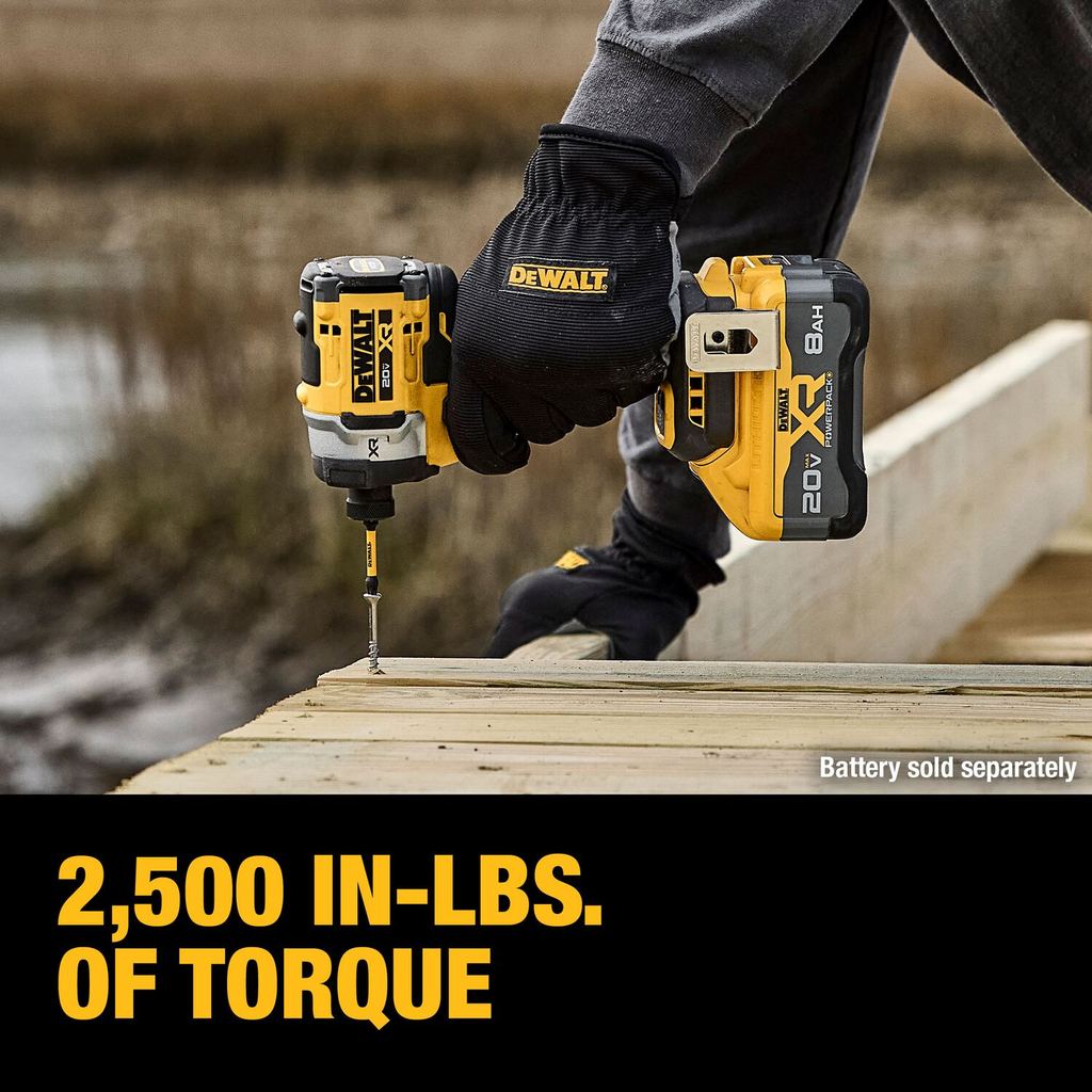 DEWALT 20V MAX* XR 3-Speed 1/4" High Torque Impact Driver (Tool Only)