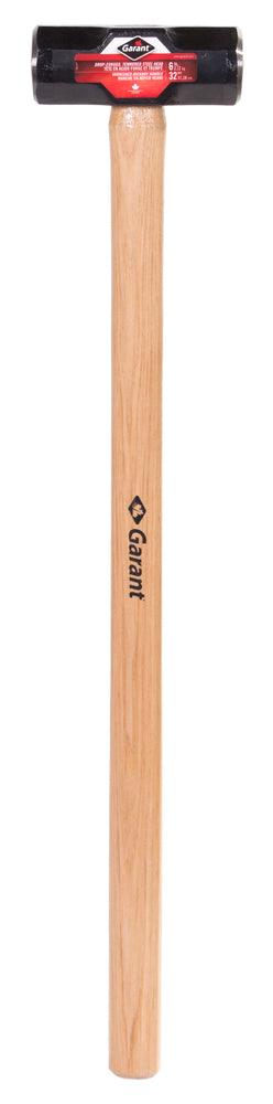 Sledge hammer, 6 lbs, 32" hickory hdle