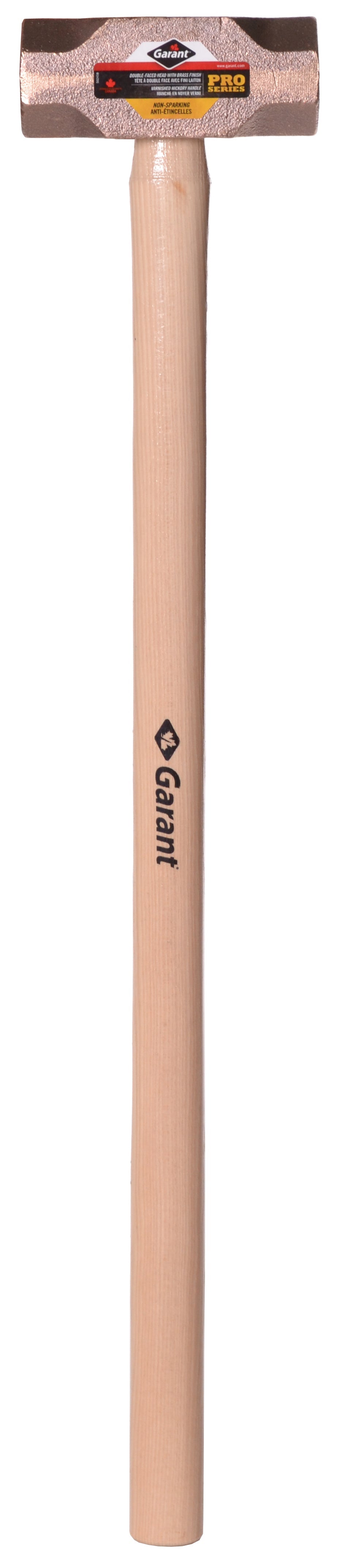 Sledge hammer, d. face, 8 lbs, non spark, 32" hickory hdle