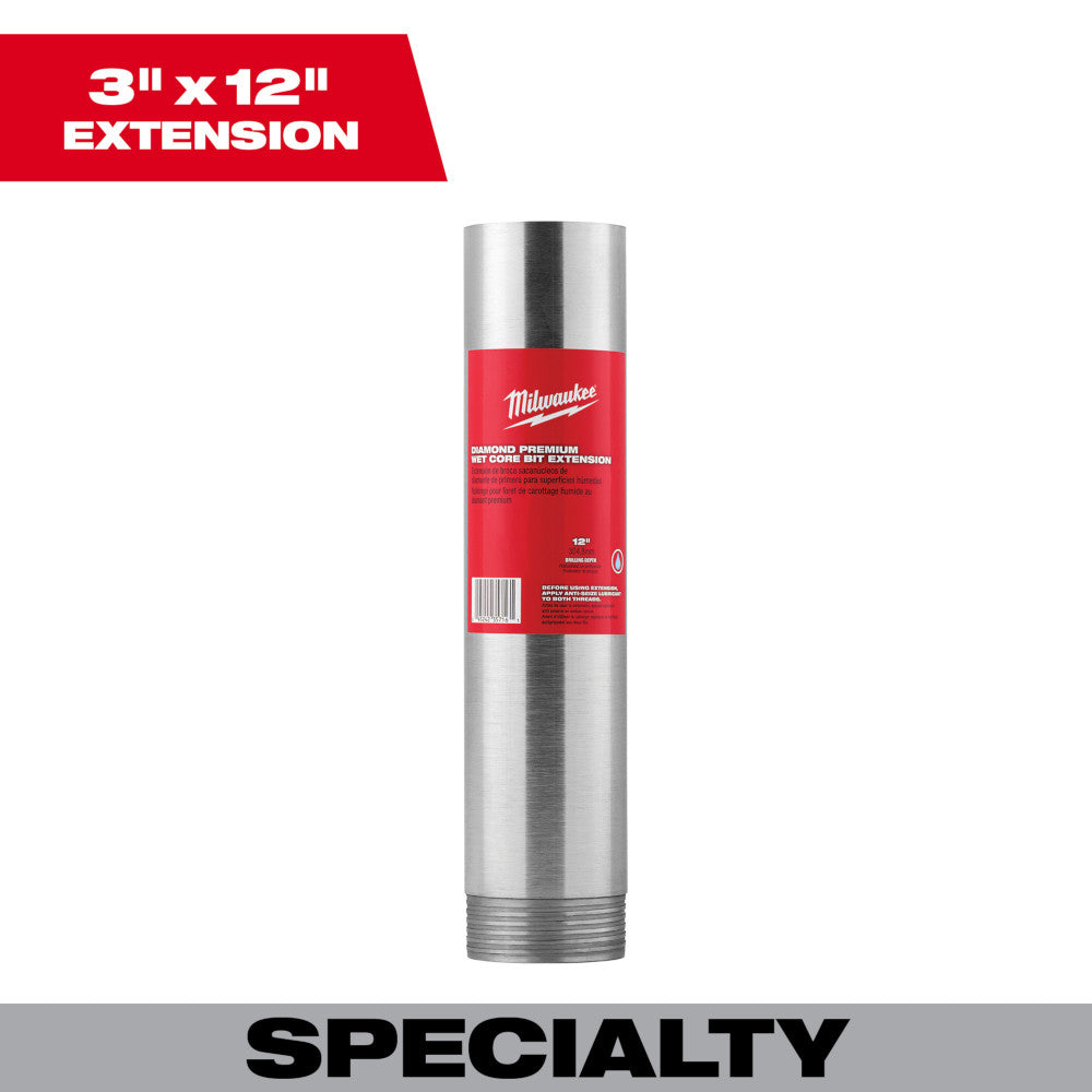 Diamond Premium Wet Core Bit Extension 5" x 12"