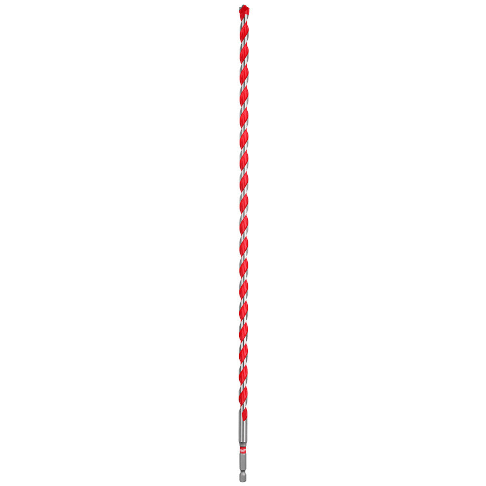 Shockwave Impact Duty™ Carbide Hammer Drill Bit 3/8" x 16" x 18" With Power Tip™, 3/PK