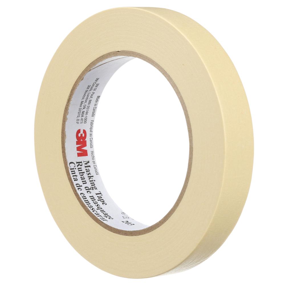 Ruban de masquage à usage général 3M™, 203, beige, trilingue, 18 mm x 55 m (0,71 po x 60 vg)