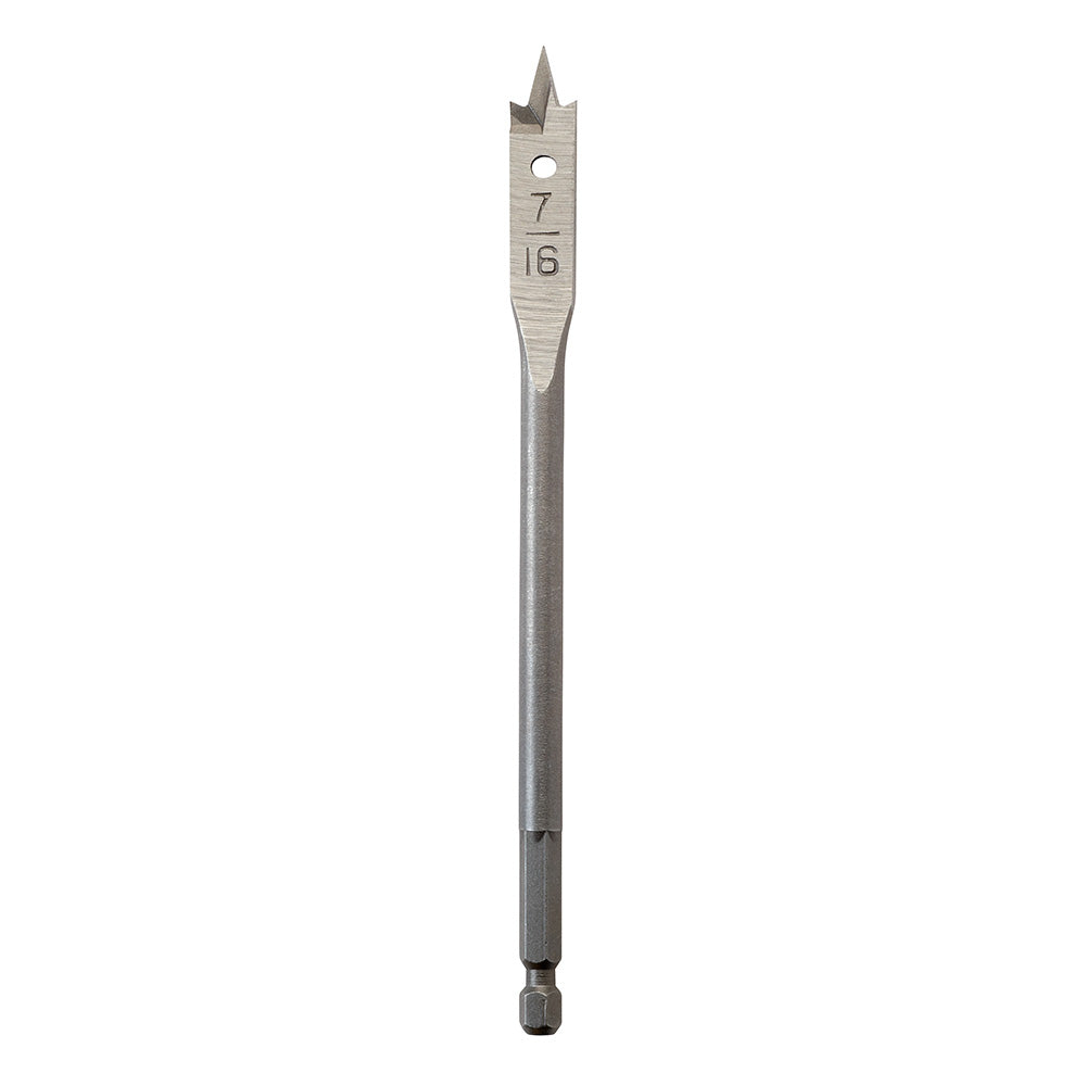 Flat Boring Bit 7/16 In x 6 In