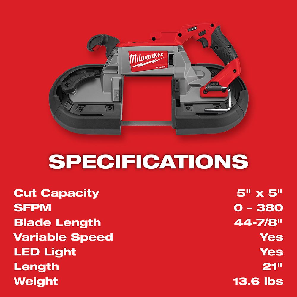 Deep Cut Dual-Trigger Band Saw