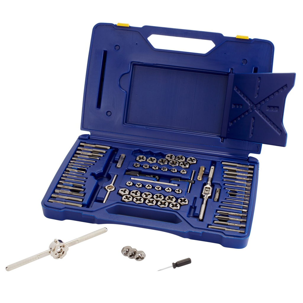 IRWIN Tap And Die Set Machine Screw/SAE/Metric 76-Piece