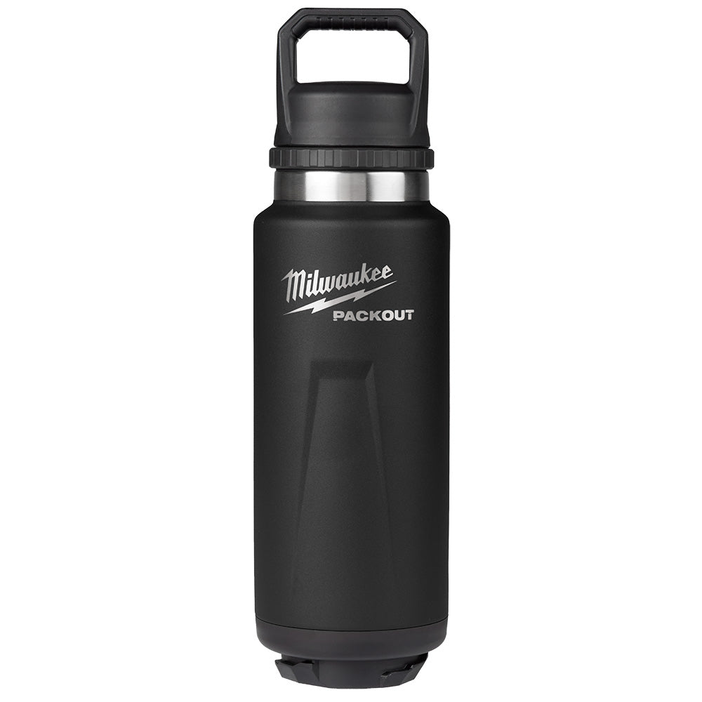 Packout™ 36oz Insulated Bottle With Chug Lid - Black, 6/PK
