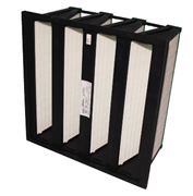 Durafil ES2, High Capacity V-Style Air Filter, MERV 13, 24" W x 12" D, 24" H