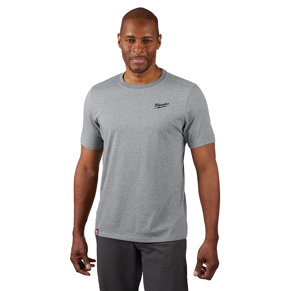 Freeflex™ Hybrid Work Tee - Short Sleeve - Gray XL