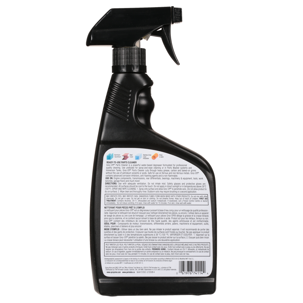 Spray Nine Grez-Off Parts Cleaner 946ml
