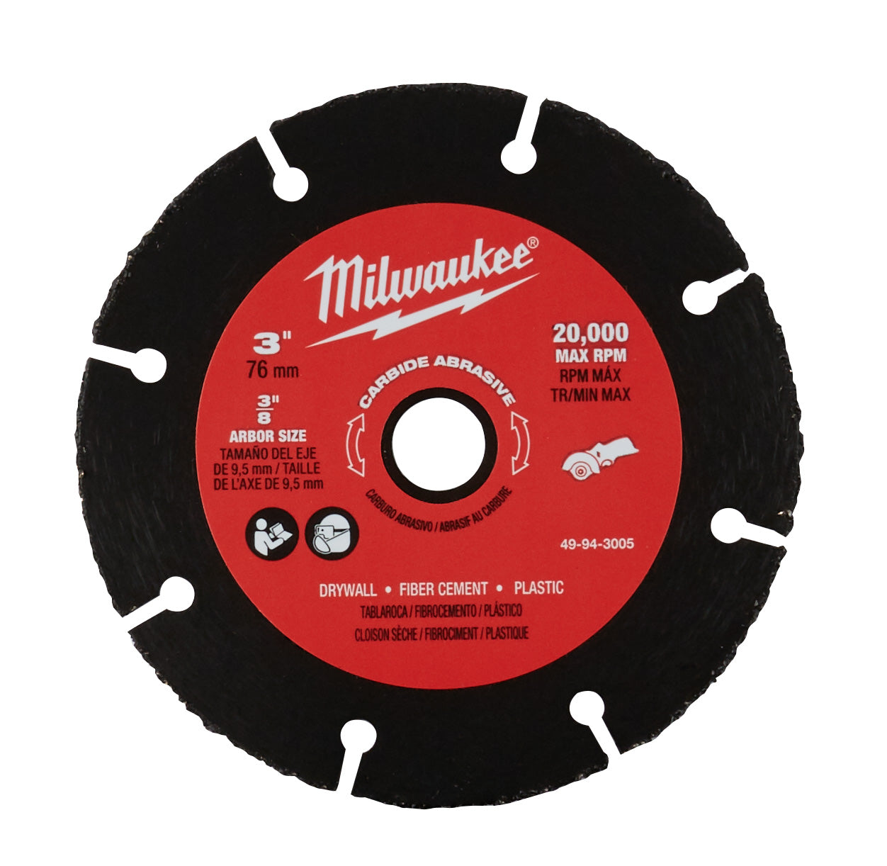 3 In Carbide Abrasive Blade