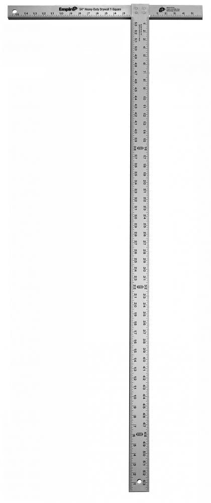 53-7/8 po.AlumT-Carré