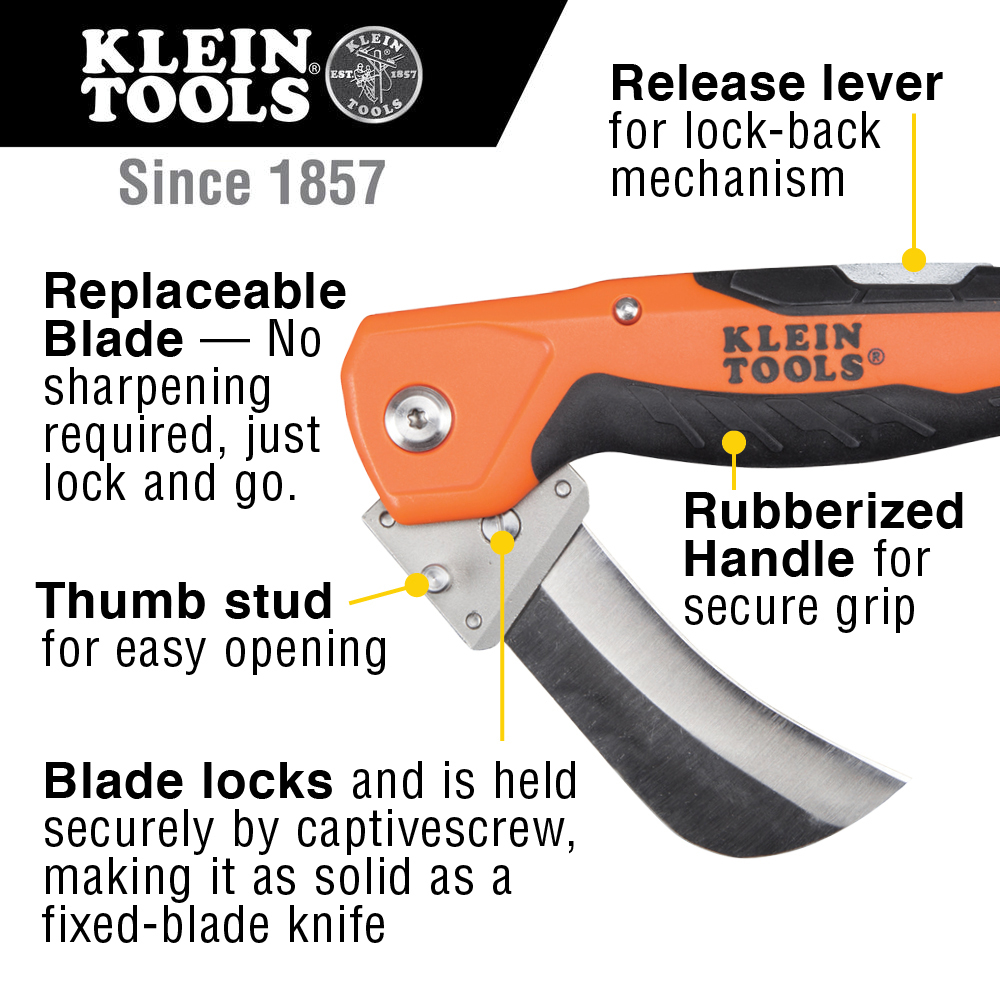 Cable Skinning Utility Knife Replaceable Blade