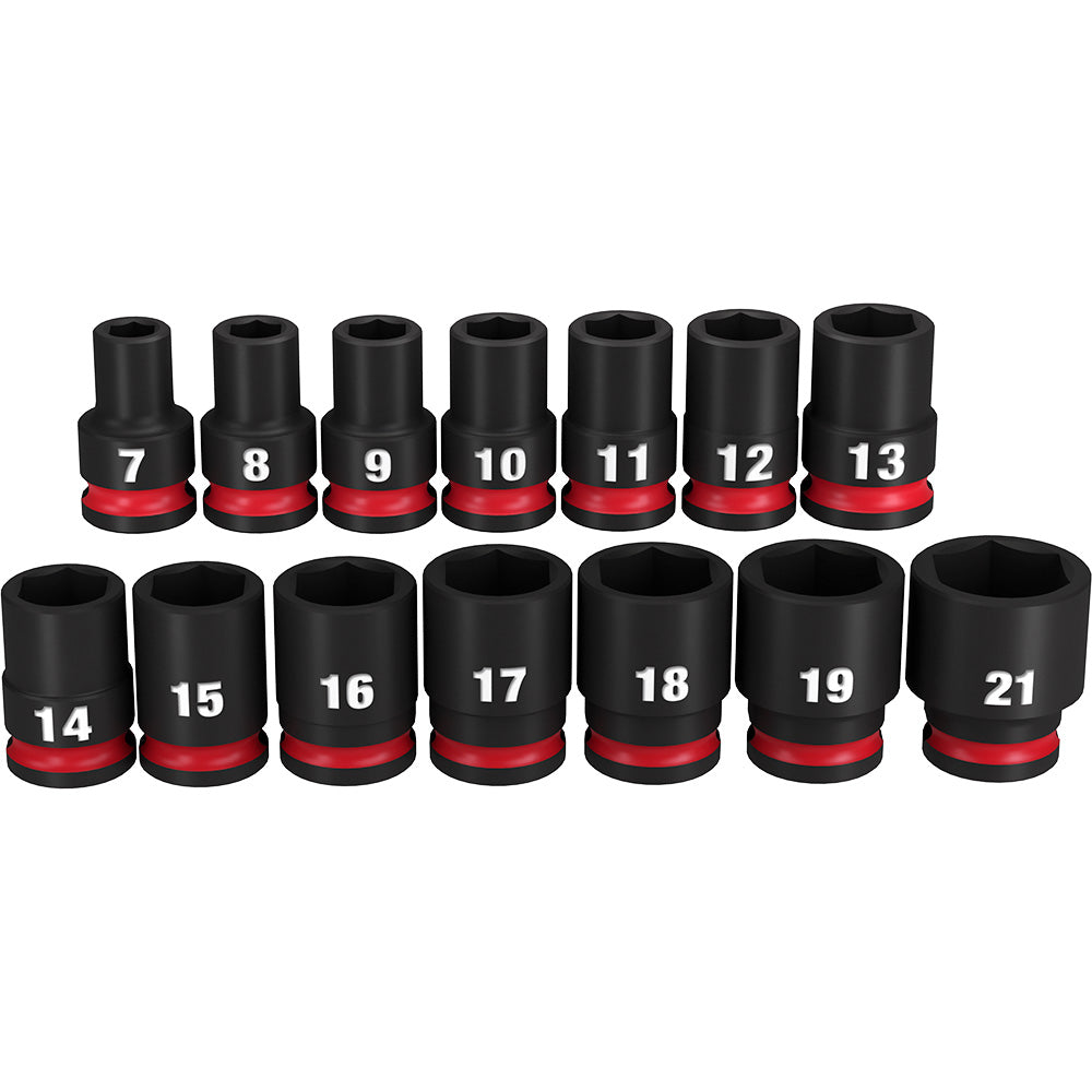 Shockwave™ 14pc Impact Duty™ 3/8" Drive Metric Standard 6 Point Socket Set