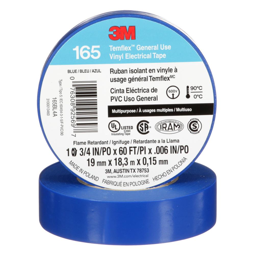 Ruban électrique en vinyle à usage général 3M™ Temflex™ 165