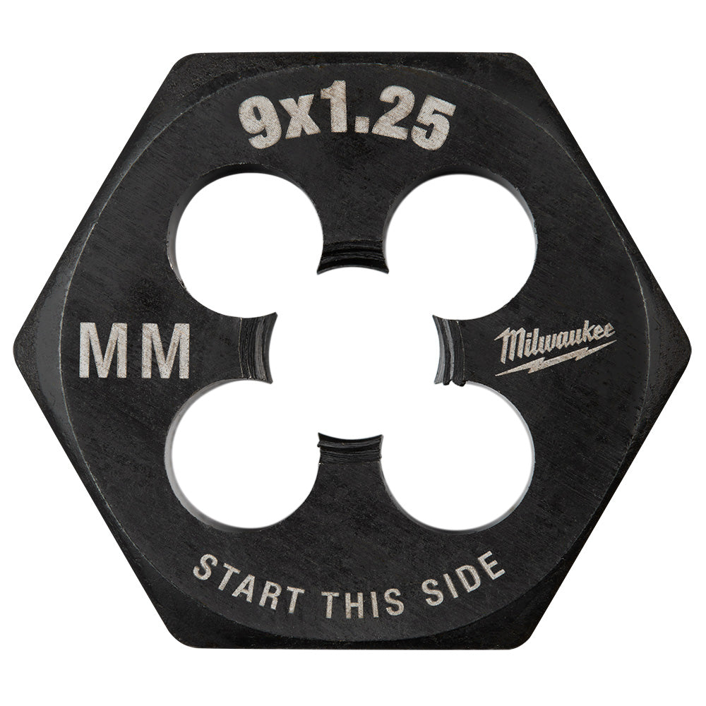 M9-1.25 mm 1-inch Hex Threading Die