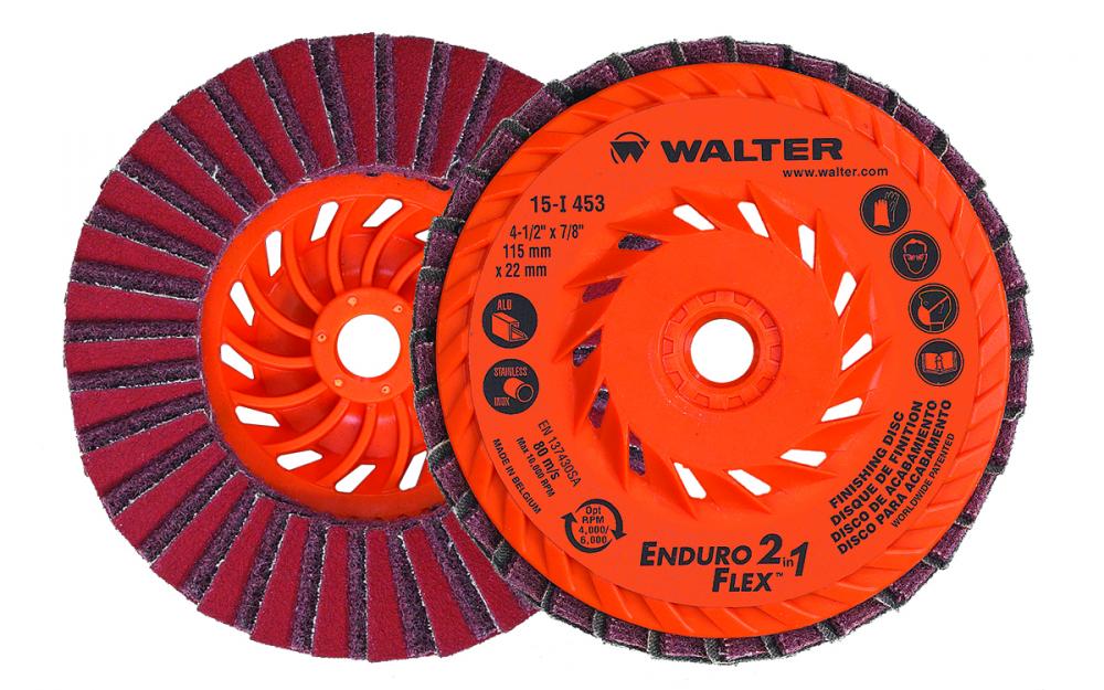 4 1/2 po x 5/8-11 po enduro-flex 2 en 1