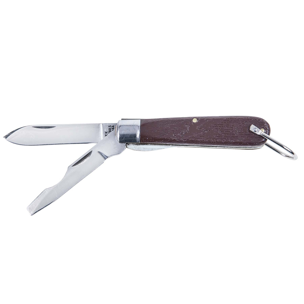 2 Blade Pocket Knife Steel 2-1/2-Inch Blade