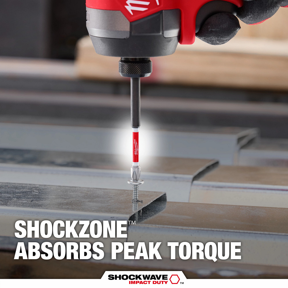 SHOCKWAVE™ Impact Duty 3-1/2" Square Recss #3 Power Bit