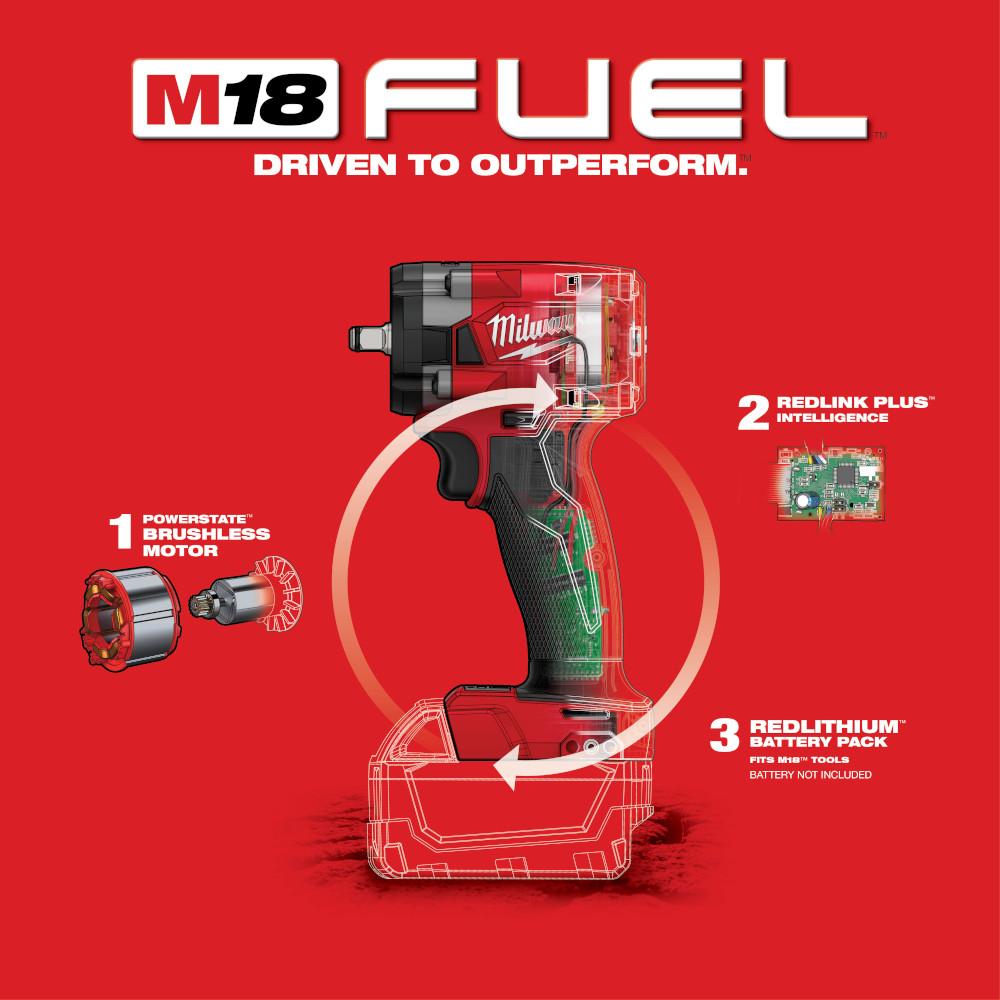 M18™ FUEL 3/8 in. CPIW RING BARE