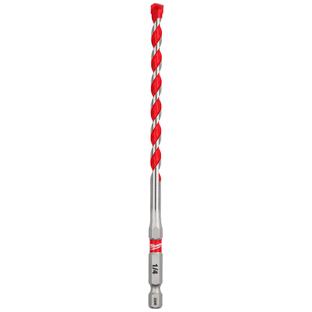 Shockwave Impact Duty™ Carbide Hammer Drill Bits 1/4" x 4" x 6" - 25/pk