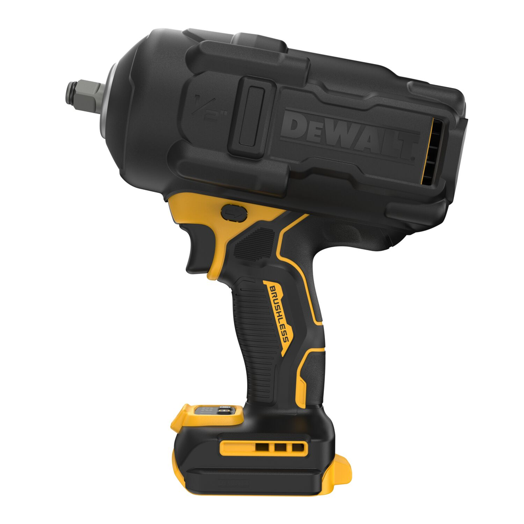 DEWALT 20V MAX* XR Brushless Cordless 1/2 In. High Torque Impact Wrench With Hog Ring Anvil (Tool Only)