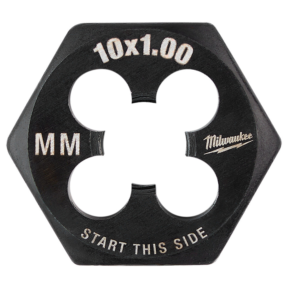 M10-1.00 mm 1-inch Hex Threading Die