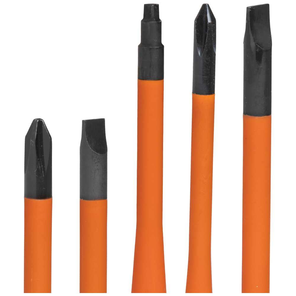 Screwdriver Set, 1000V Slim-Tip Insulated and Magnetizer, 6-Piece