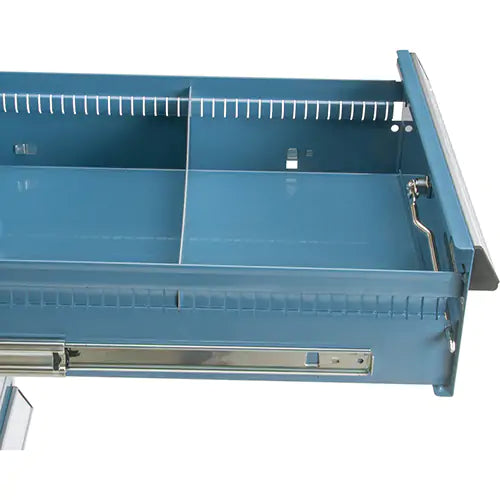 Pedestal Workbench with One Door & Two Drawers, 2 Drawers, 18" W x 21" D x 28" H