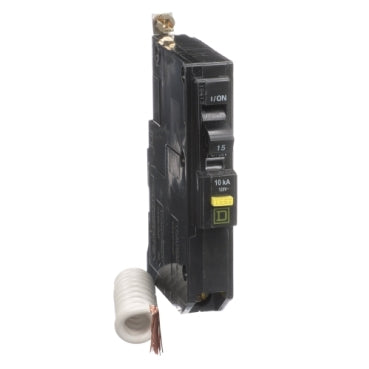 Mini Circuit Breaker Qo 15A 1 Pole 120Vac 10kA Bolt On 6mA