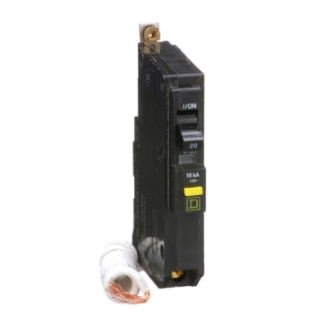 Mini Circuit Breaker Qo 20A 1 Pole 120Vac 10kA Bolt On 6mA