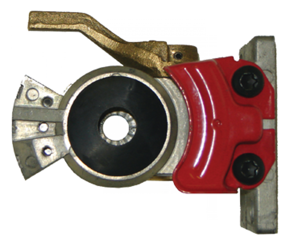 Brides d'arrêt d'urgence à soupape SAE, aluminium, 3/8 FPT inférieur x 1/4 FPT arrière