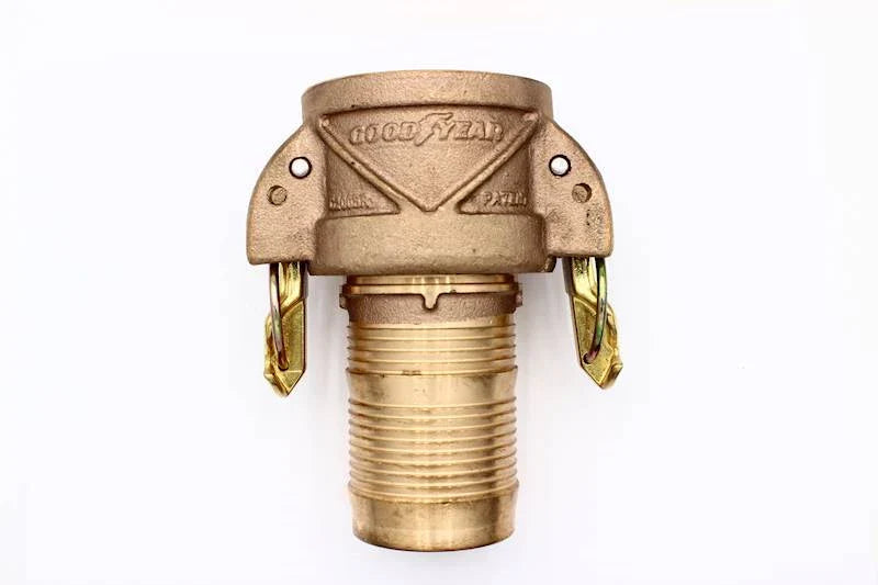 Goodyear, Shank X Female Cam, Insta-Lock Part C, Brass, 2"