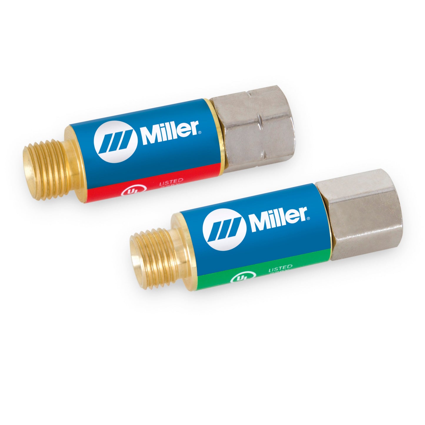 Flashback Arrestor Set, Torch Mount, 9/16"-18, Oxygen & Fuel, pair