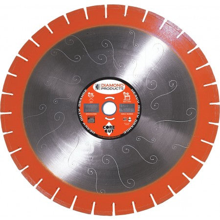Lames diamantées pour maçonnerie à segment orange renforcé, 20"X.140X1" 20"X.140X1"