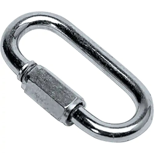 Maillon rapide plaqué zinc 1/8"