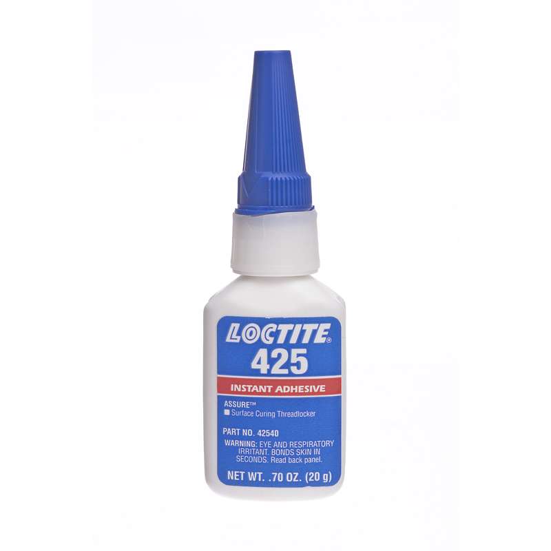 LOCTITE® 425, Ethyl Cyanoacrylate/Aliphatic Ester Adhesive, 20 g Bottle