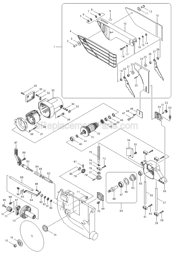 Rondelle plate Makita 267010-2 5