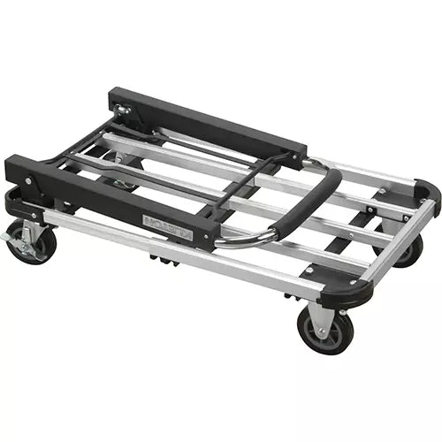 Foldable Platform Trucks, Aluminum, 300 lbs., 28" L x 16" W, 32" High