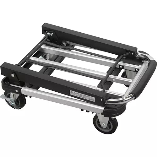 Foldable Platform Trucks, Aluminum, 300 lbs., 28" L x 16" W, 32" High