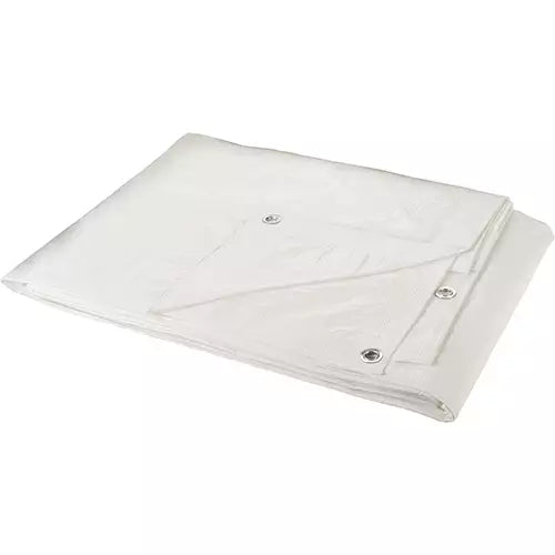 Bâche, Robuste, Blanc, 30' x 24' x 6 mm