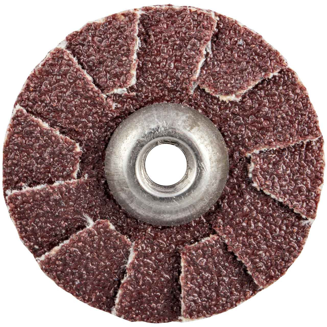 Merit AO Coarse Grit Overlap Slotted Discs 80 Grit 1 In.