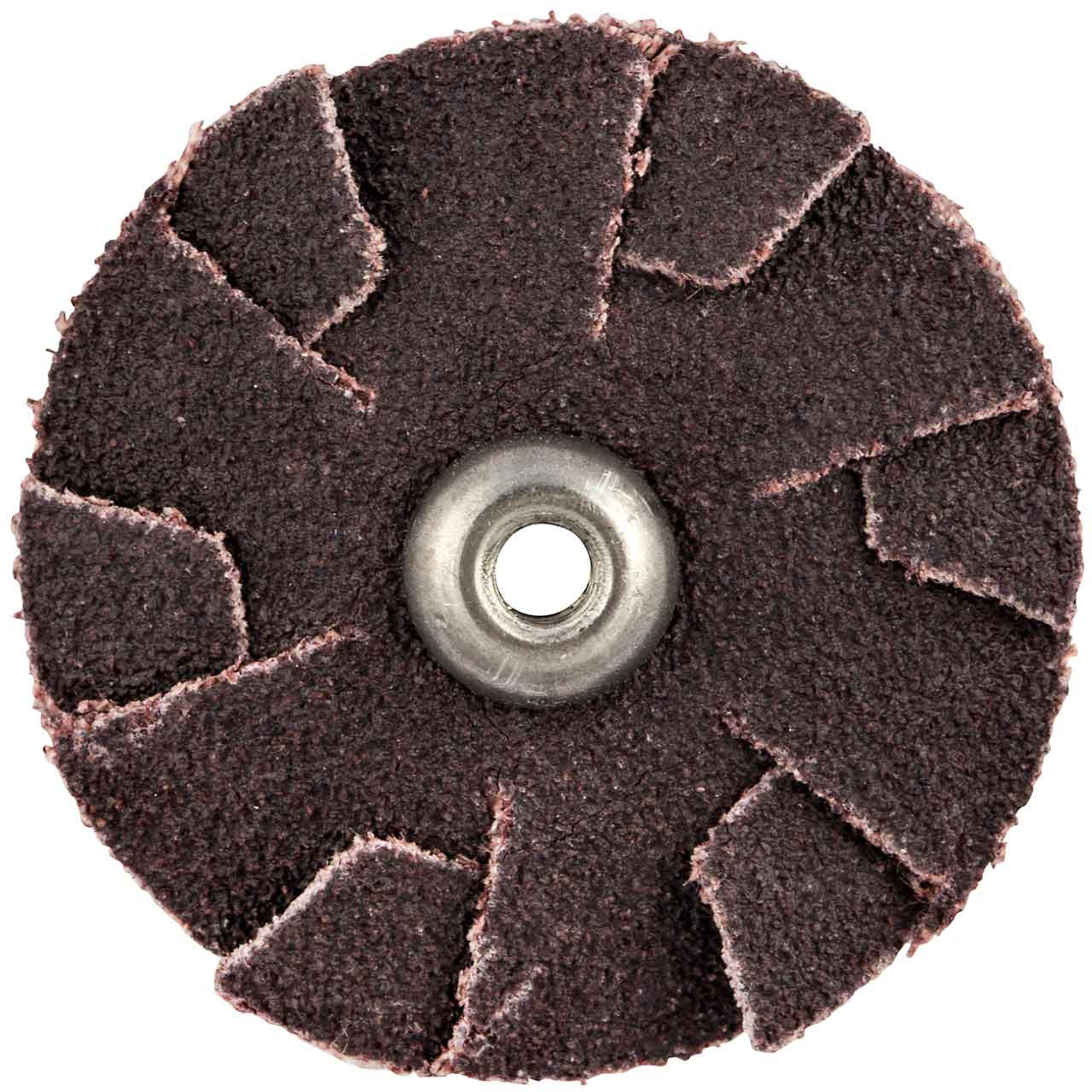 Merit AO Coarse Grit Overlap Slotted Discs 80 Grit 1-1/2 In.