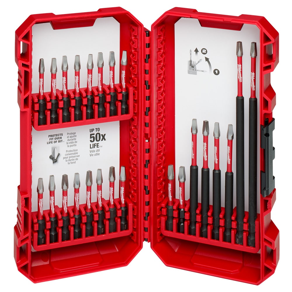Jeu de 24 embouts de vissage à impact SHOCKWAVE