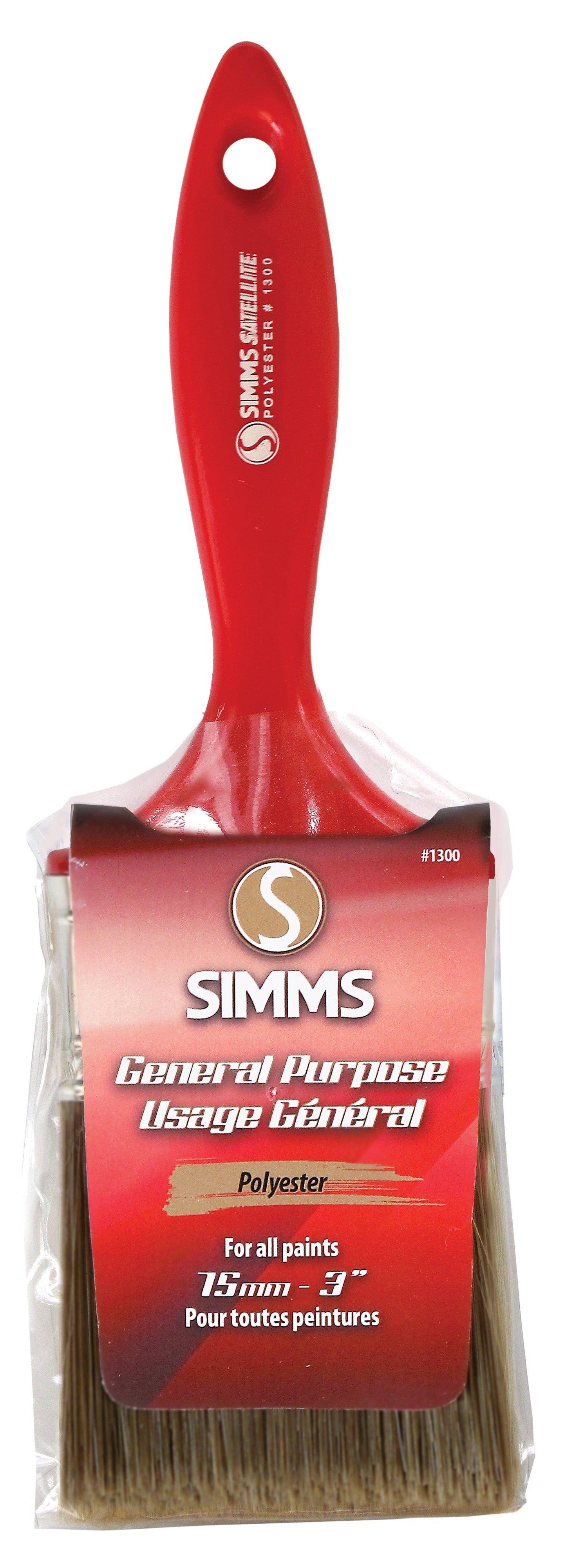 Satellite Polyester Brush, 3", 75mm, 1300