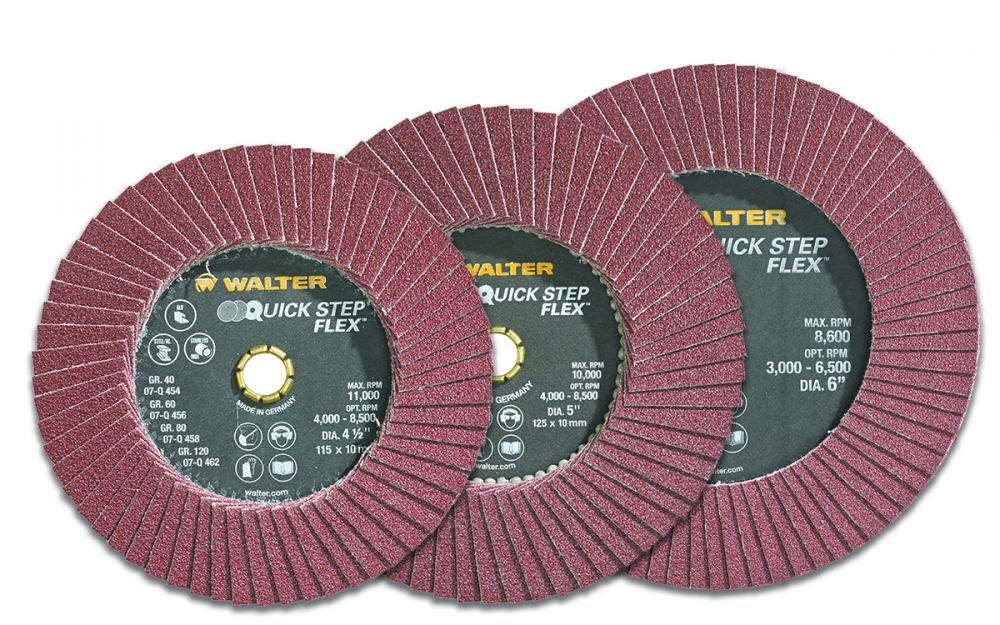 Quick-step Flex, Grit 120, 4-1/2 In.