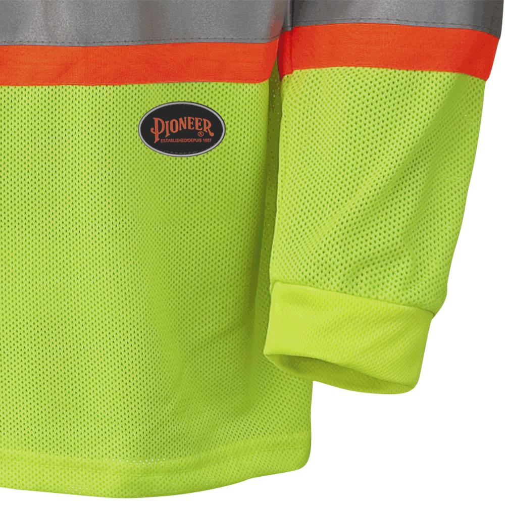 Chandail de sécurité à manches longues, micro-maille de poly, jaune, GR: 4XL